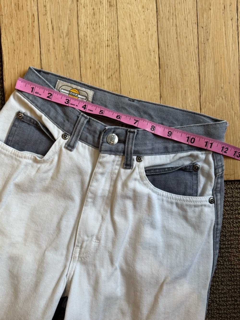 CODA Colorblock Two-Tone High Rise Denim - Picture 11 of 11